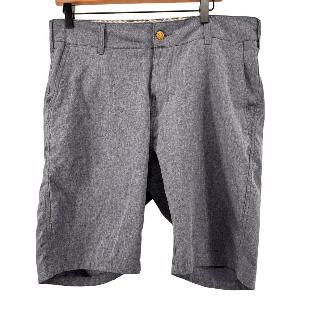 Trunks Surf‎ & Swim Mens Multi-Functional Hybrid Shorts Blue Gray Size 33